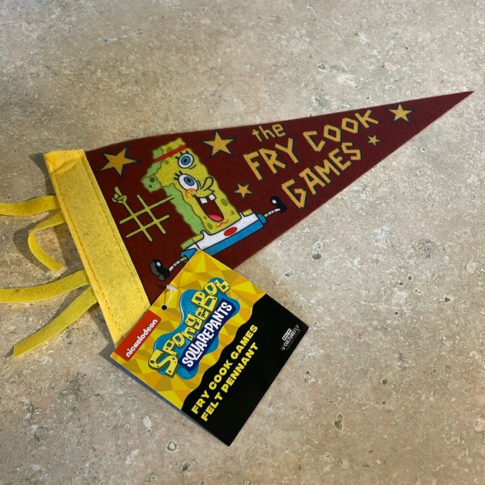 Fry Cook Games Felt Pennant